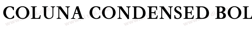 COLUNA CONDENSED BOL字体转换